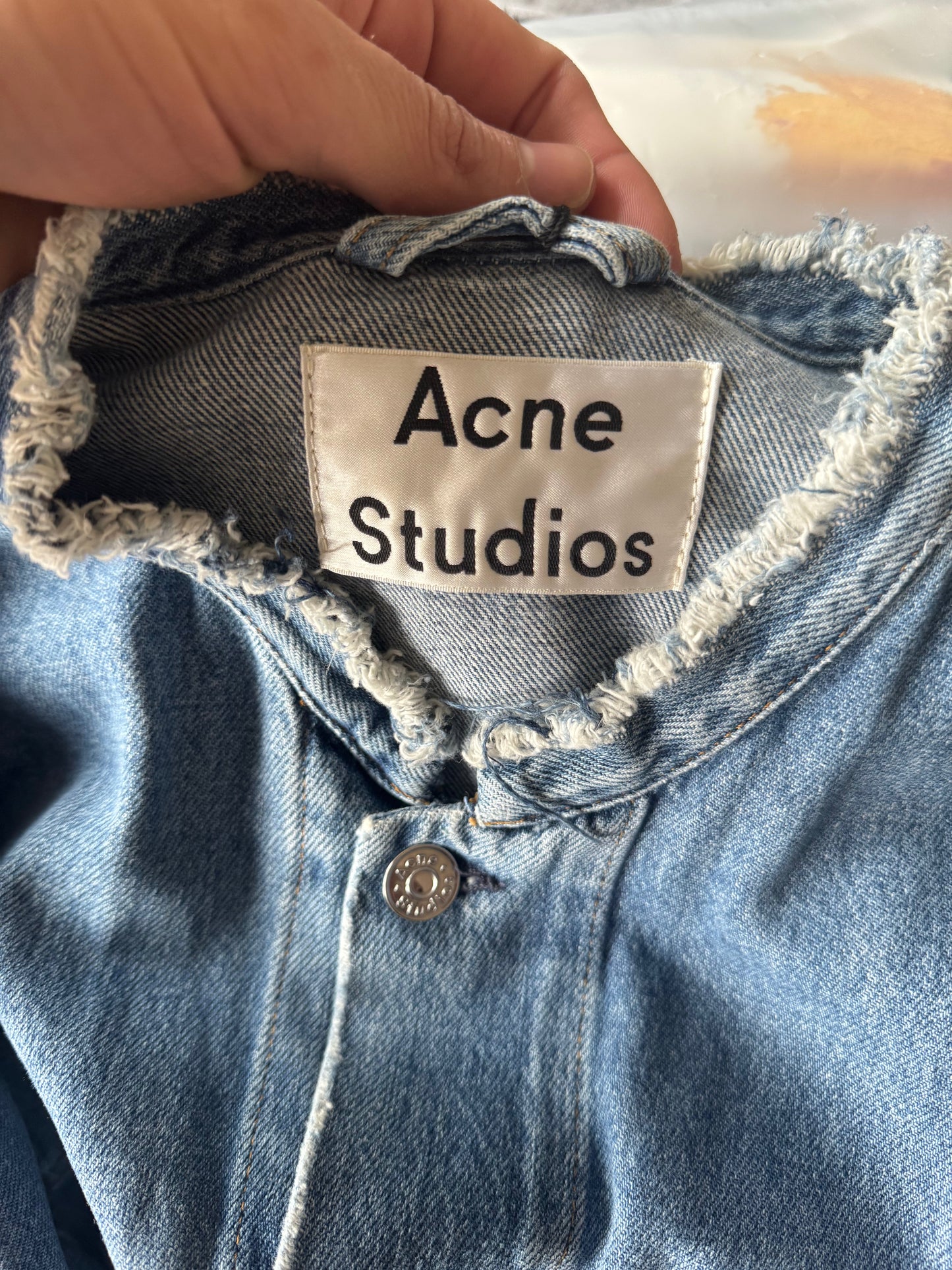 Acne Studios SS16 Who Ind Fray Denim Jacket