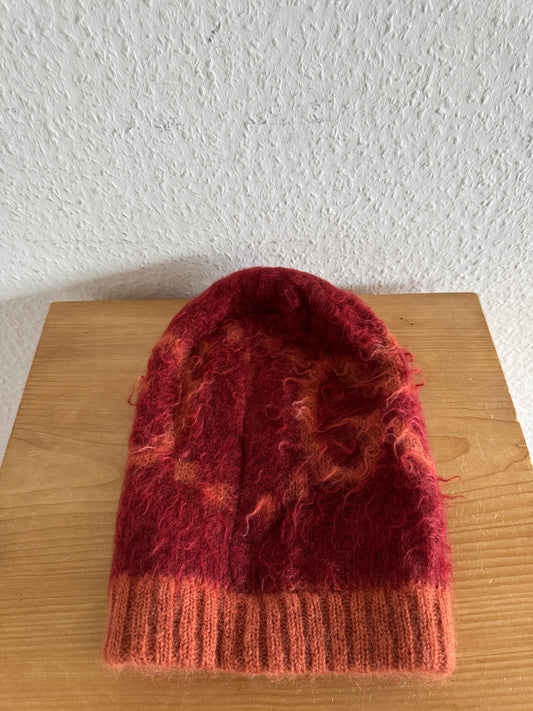 Gucci Red Mohair Beanie