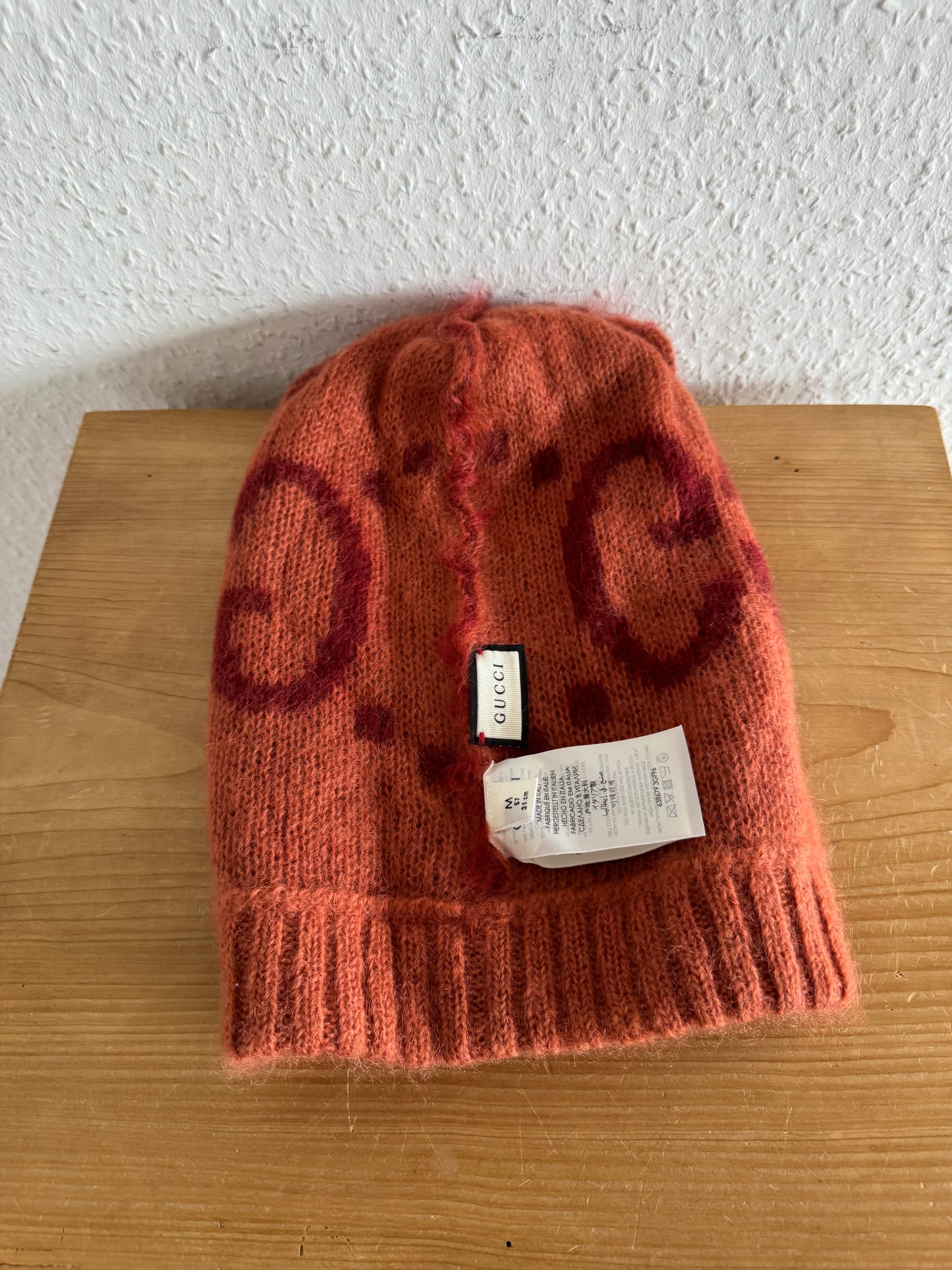 Gucci Red Mohair Beanie