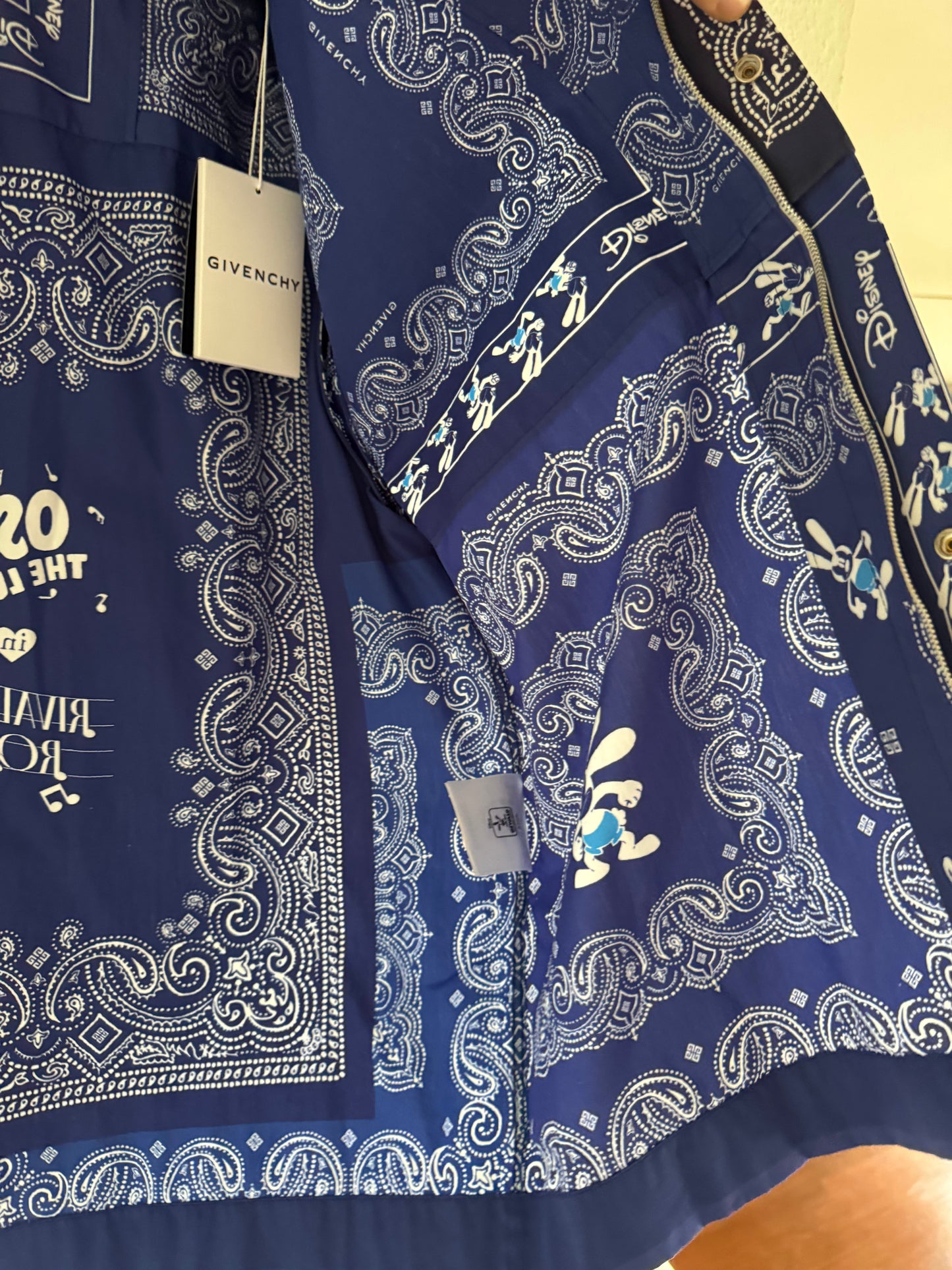 Givenchy x Disney Oswald Bandana Zip Shirt