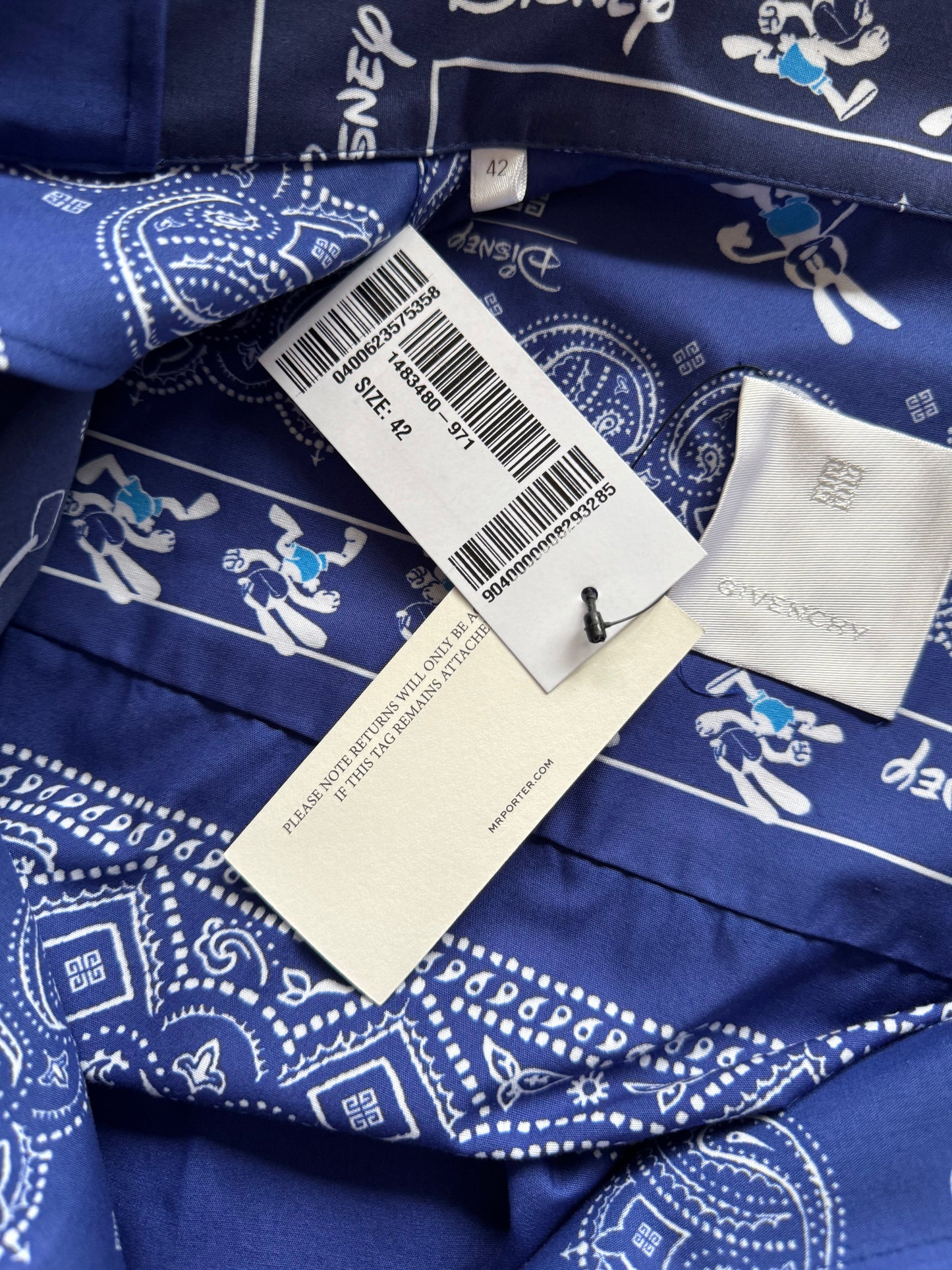Givenchy x Disney Oswald Bandana Zip Shirt