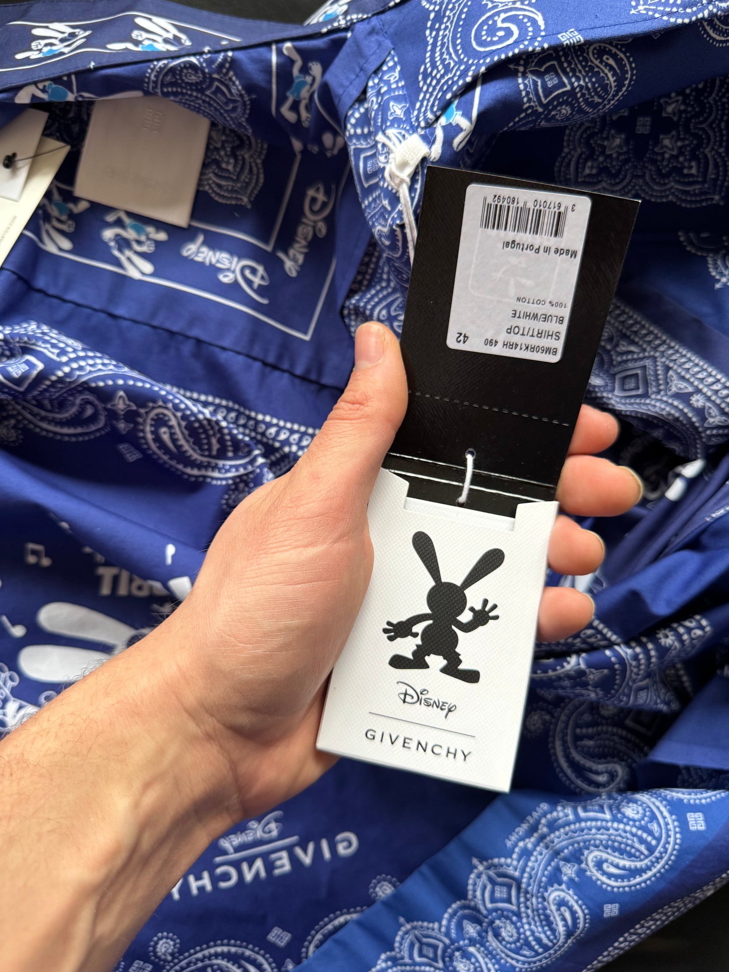 Givenchy x Disney Oswald Bandana Zip Shirt