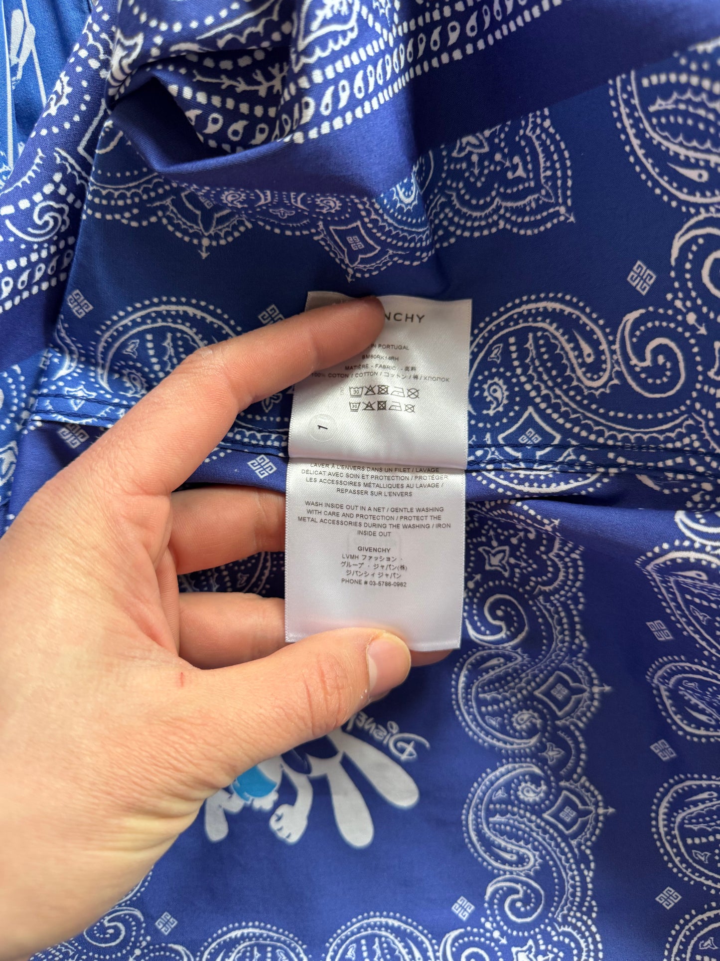 Givenchy x Disney Oswald Bandana Zip Shirt