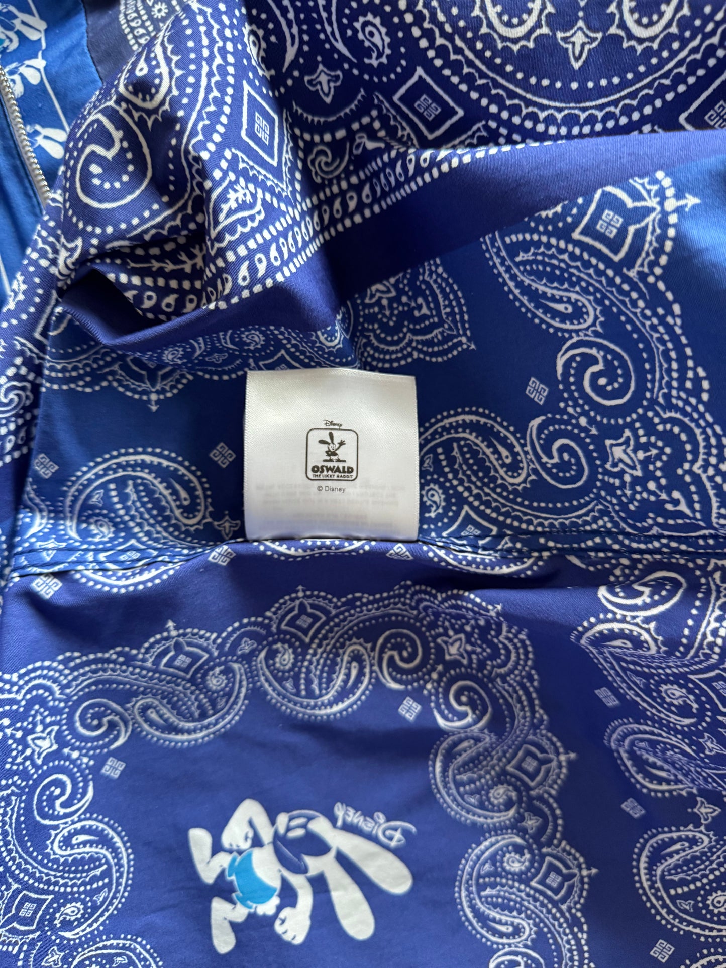 Givenchy x Disney Oswald Bandana Zip Shirt