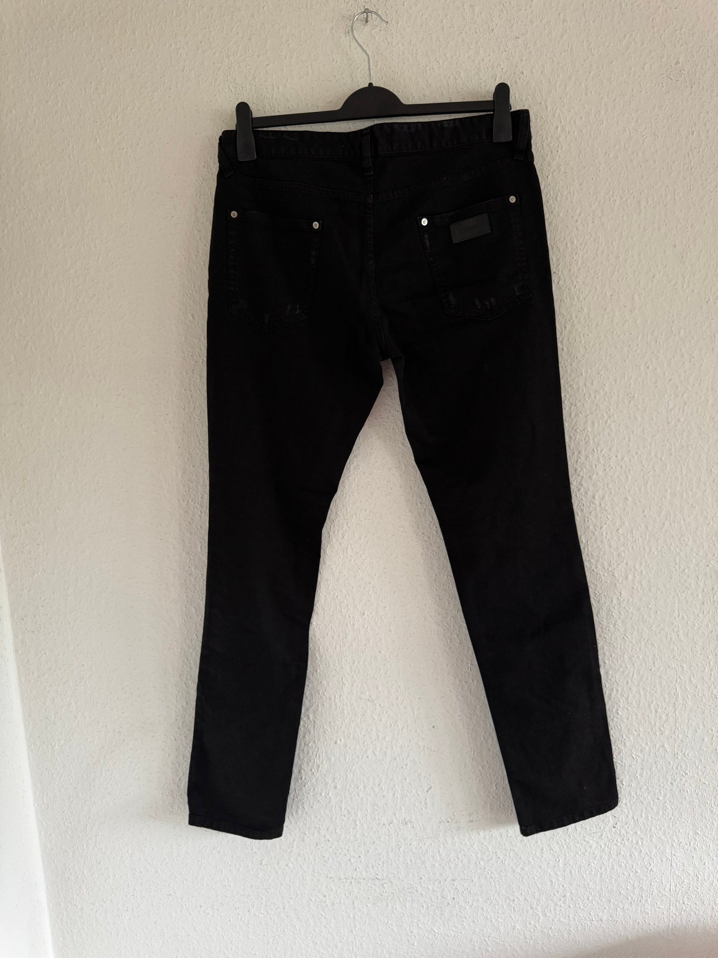 Just Cavalli Studded Distressed Slim Jeans