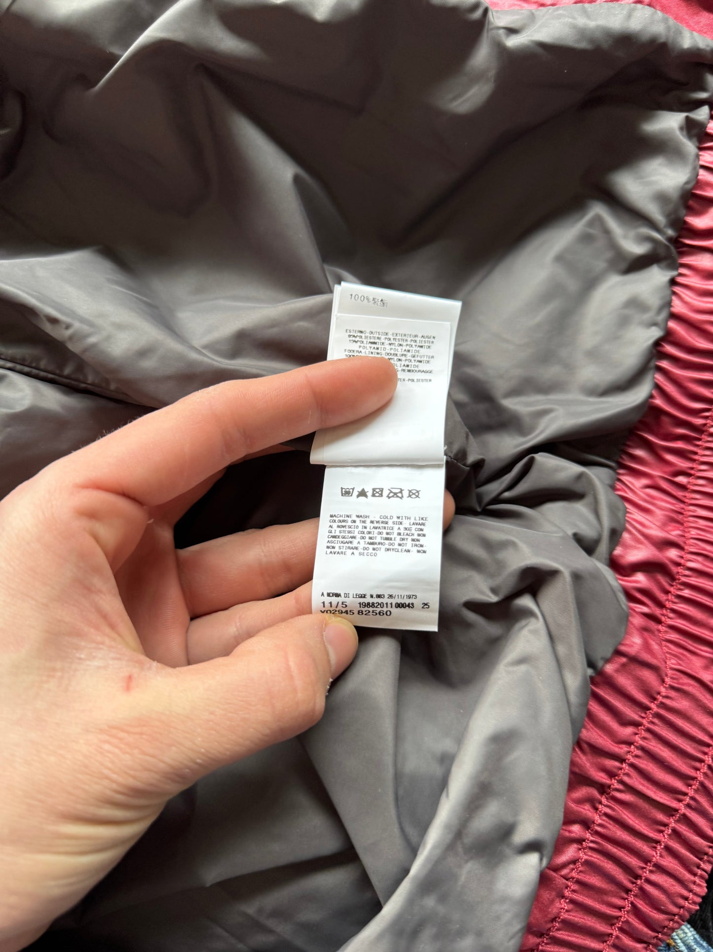 Just Cavalli Glossy Red Down Style Puffer Jacket