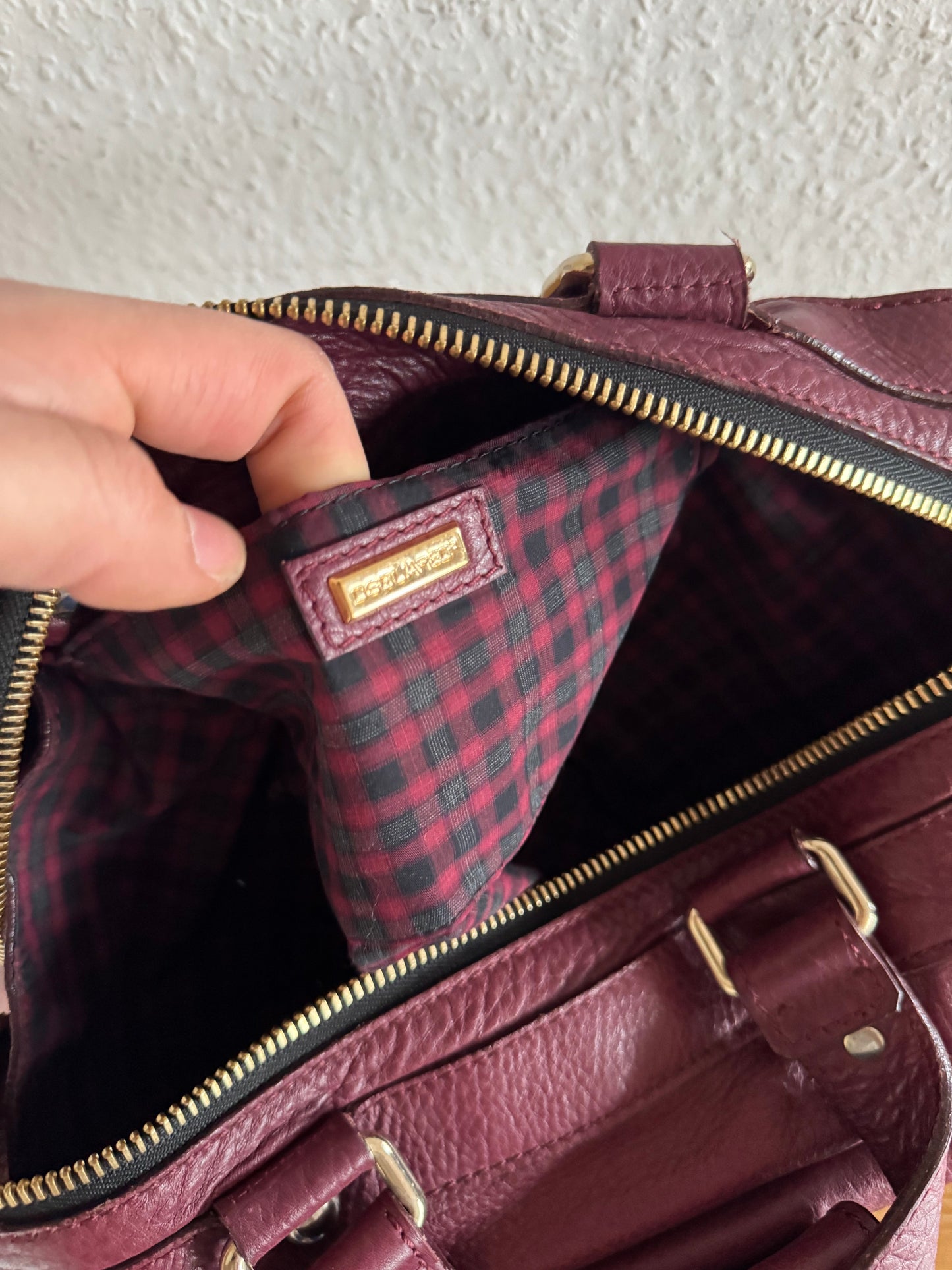Dsquared2 FW11 Leather Multi Pocket Bag