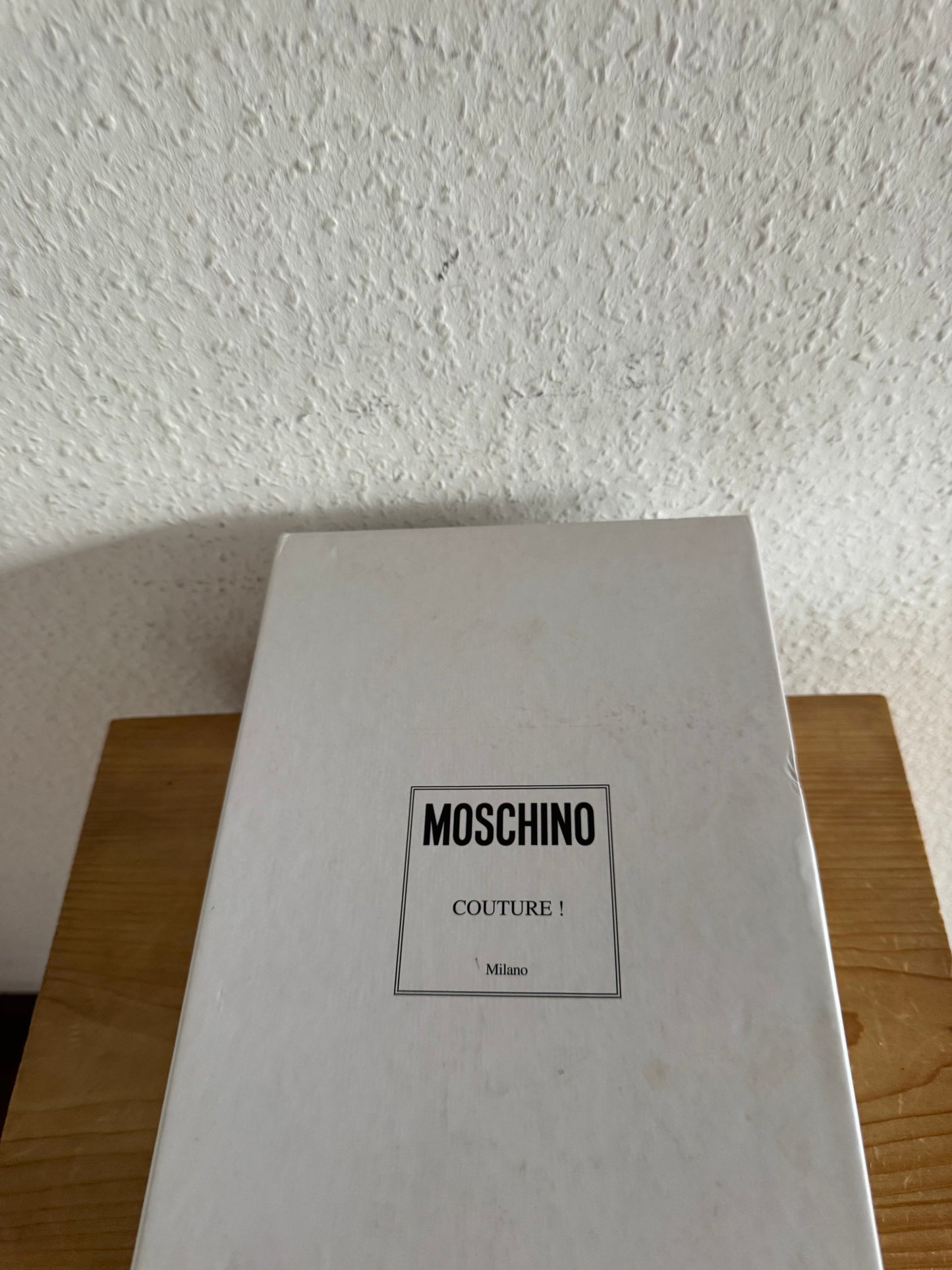 Moschino Eye Faux Fur Slippers